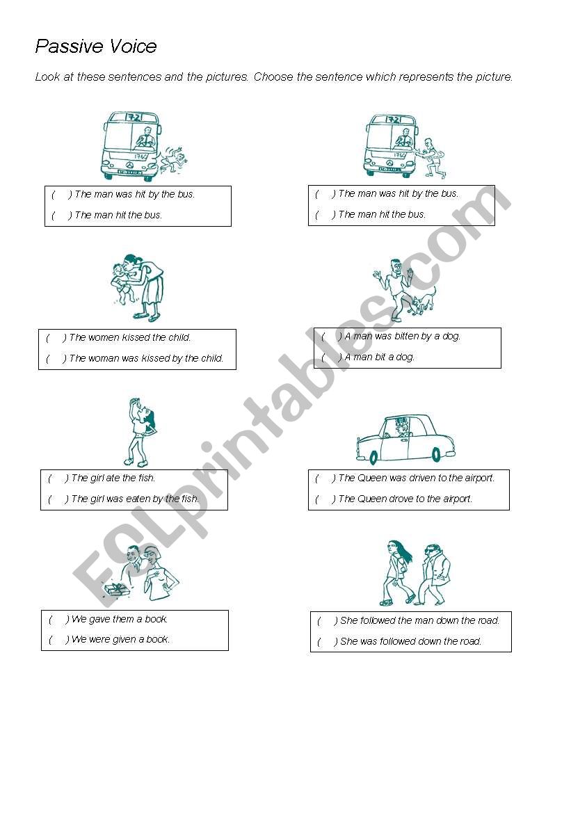 Past Passive Voice worksheet