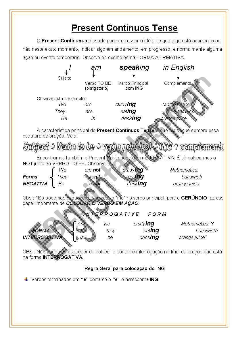 Grammar worksheet