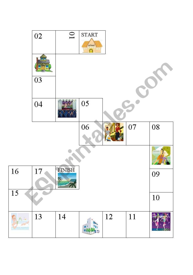 Board Game 3 worksheet