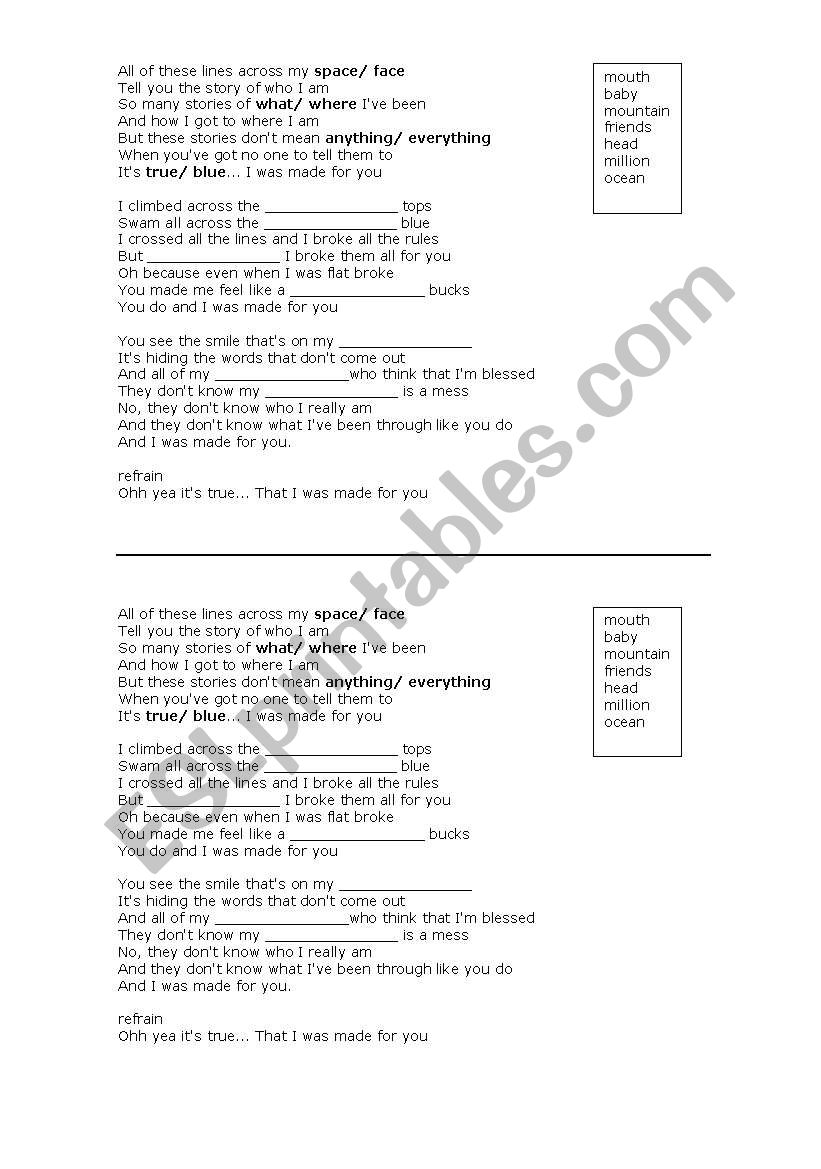 The story, Brandi Carlile worksheet