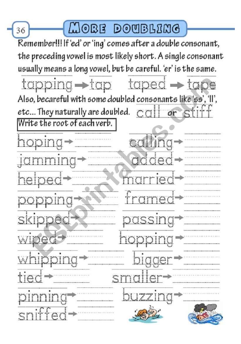 more doubling worksheet