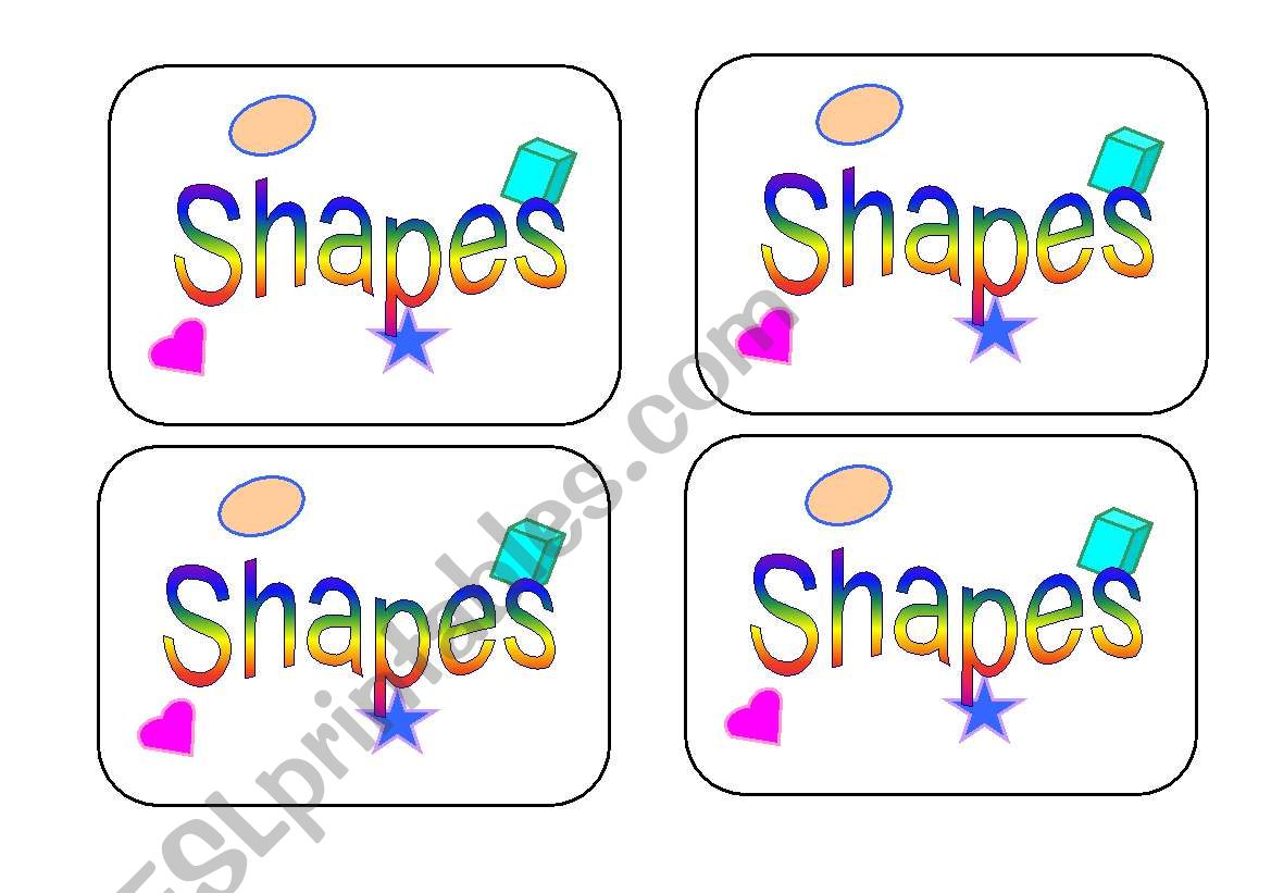 Basic Shapes worksheet