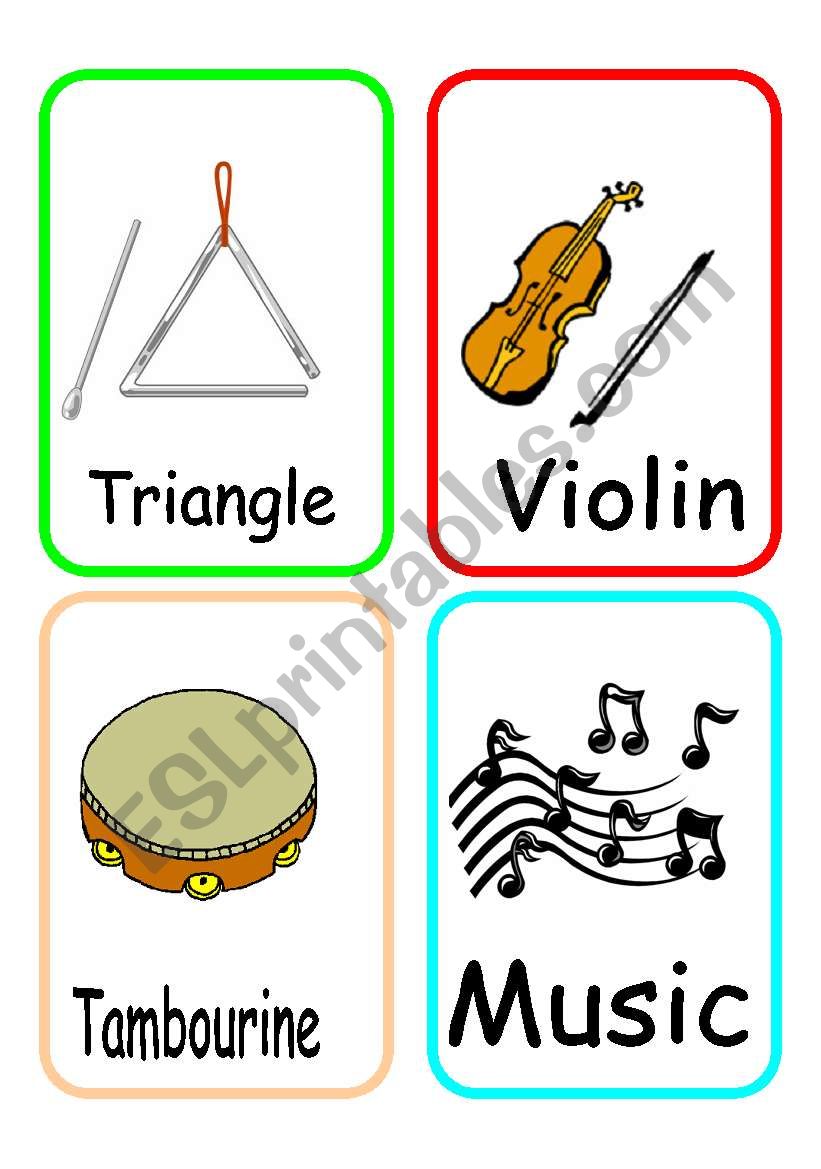 Music Flashcards 2 worksheet