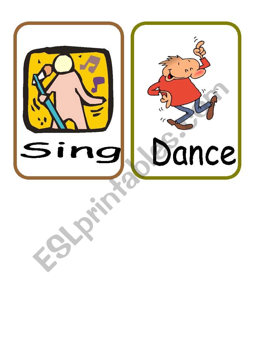 Musical flashcard 3 worksheet