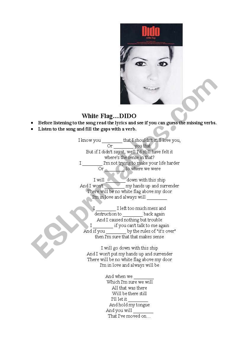 White Flag: DIDO worksheet