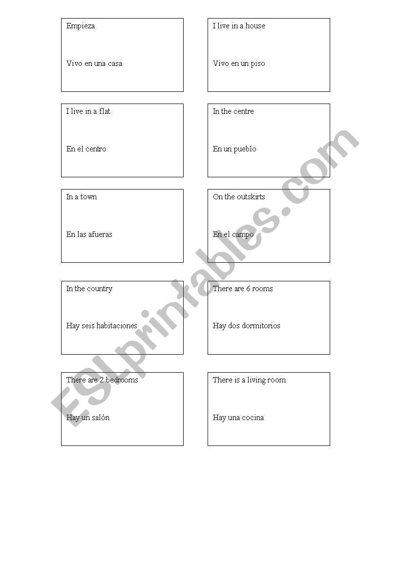 Follow-Me En Casa worksheet