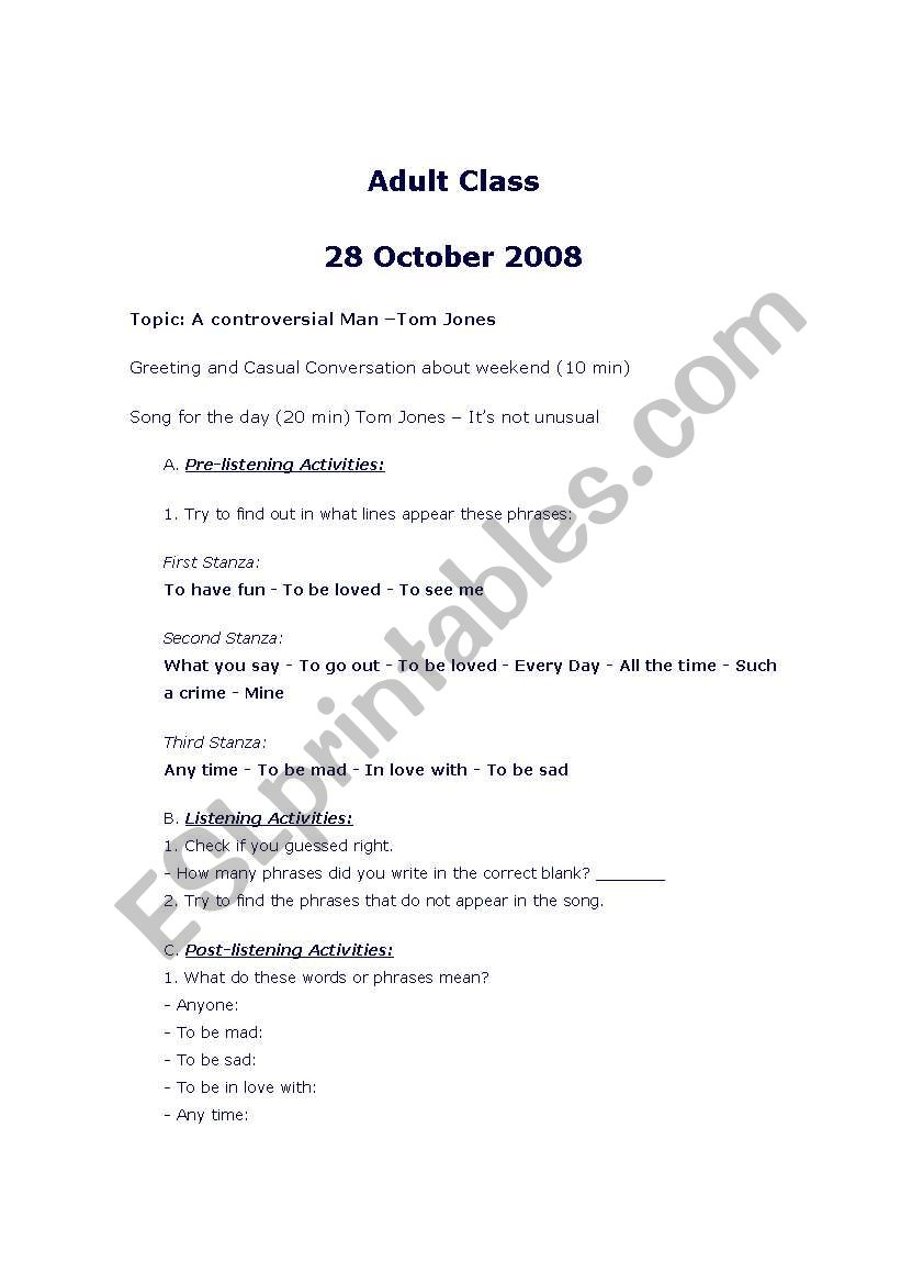 Adult Debate Lesson Plan worksheet