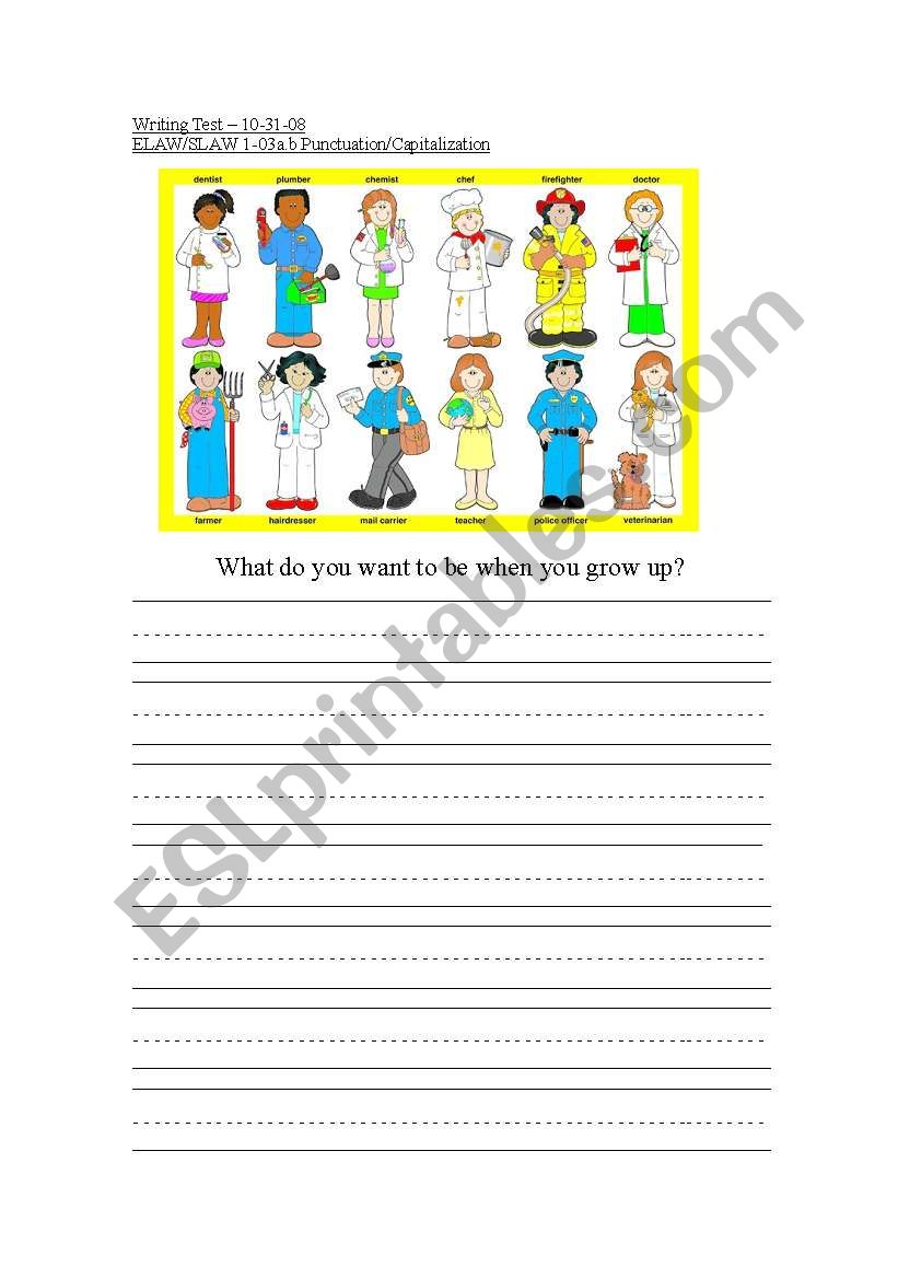 community helpers worksheet