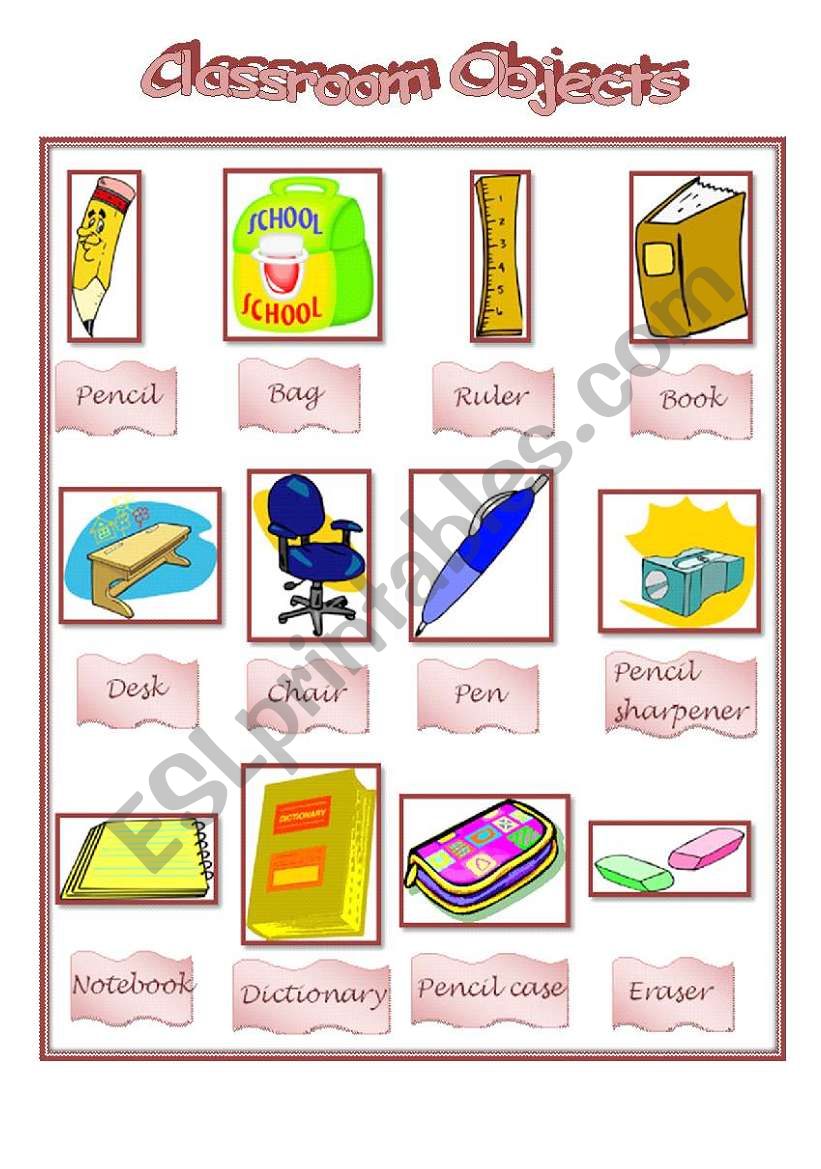 picture dictionary worksheet