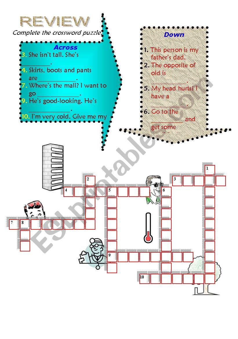 Review Puzzle  worksheet