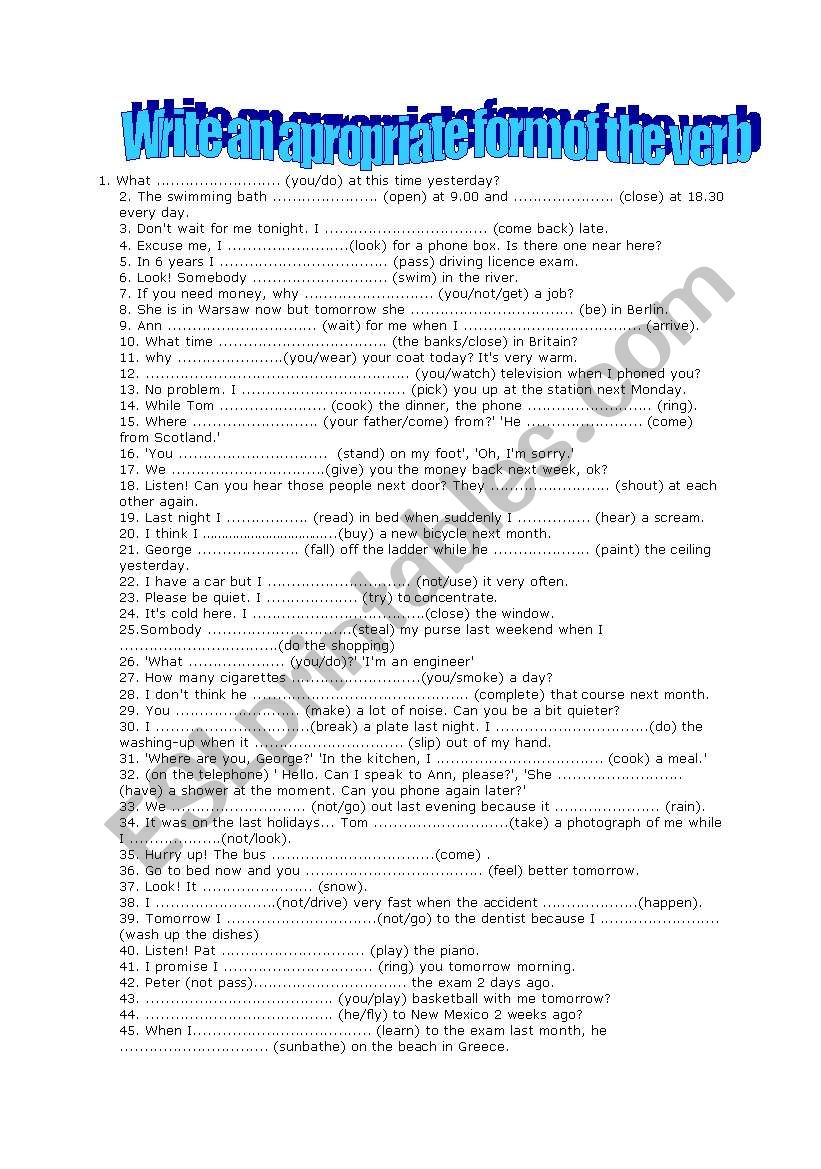 tenses-exercise-esl-worksheet-by-karolina66