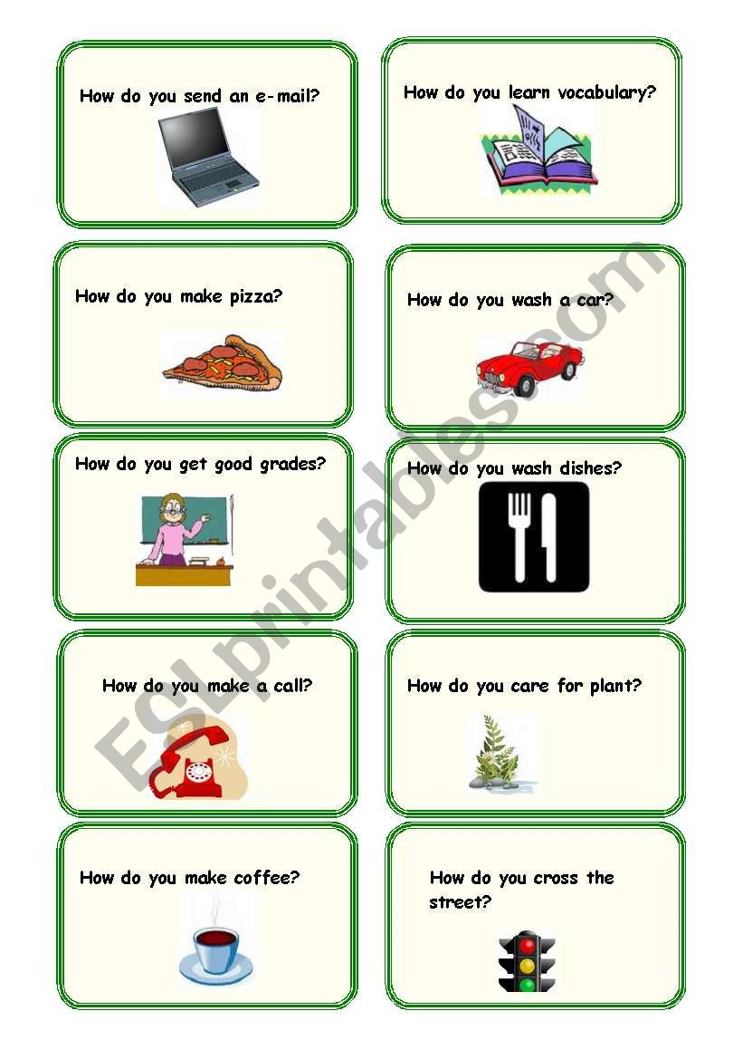 How do you? (conversation cards)