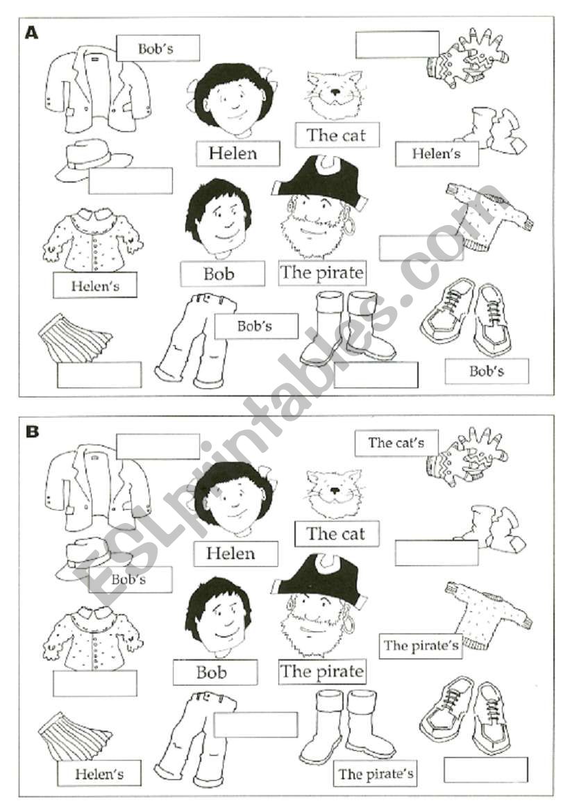 Whose is that? worksheet