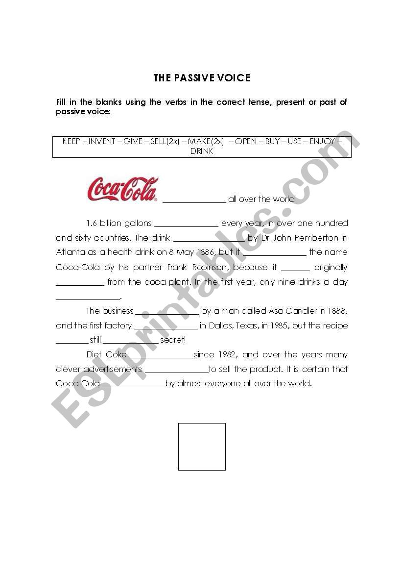 Coca-Cola / Passive voice - present and past