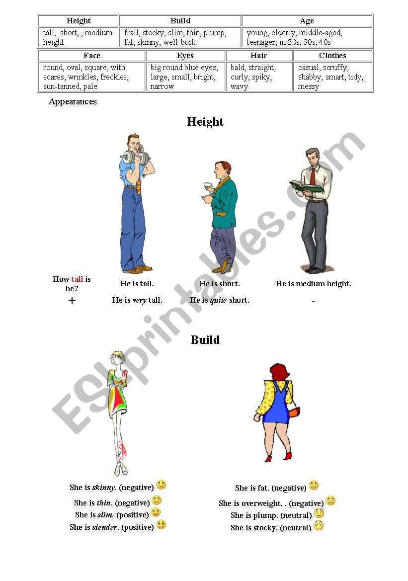 english-worksheets-describing-appearances