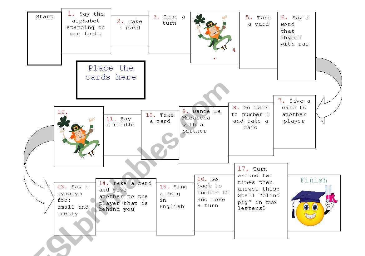 Bingo worksheet