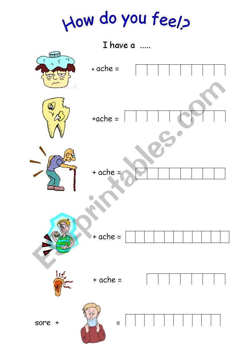 How do you feel? worksheet