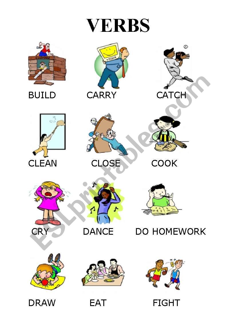 VERBS 1 worksheet