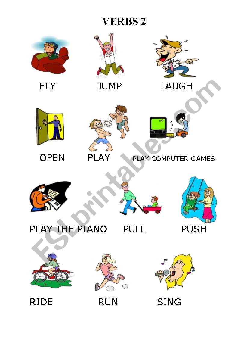 verbs 2 worksheet
