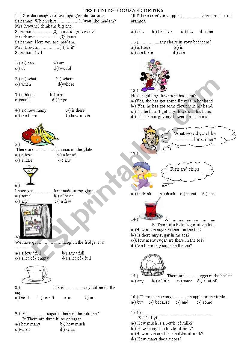 expressing quantity worksheet