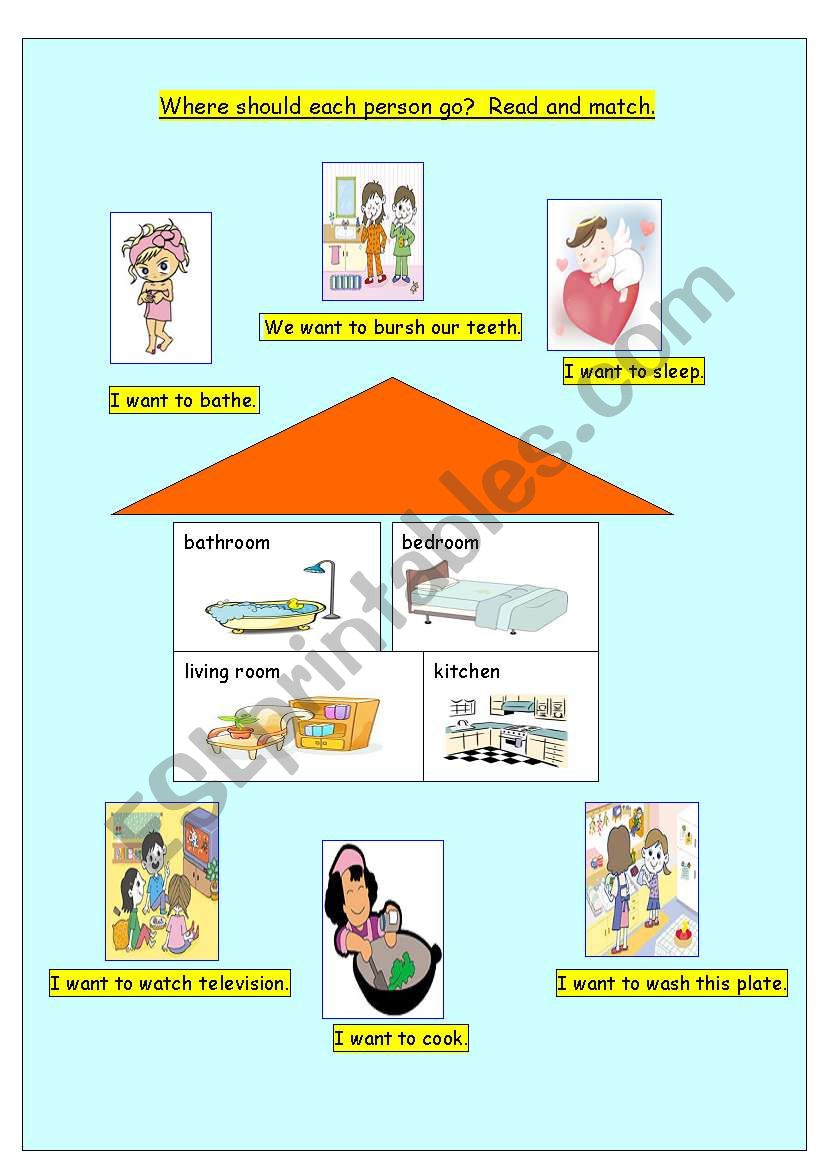 Activites at home worksheet