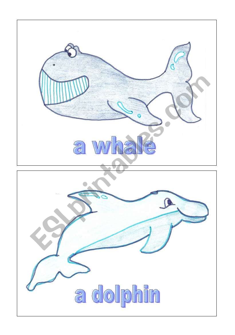 Sea animals 1 worksheet