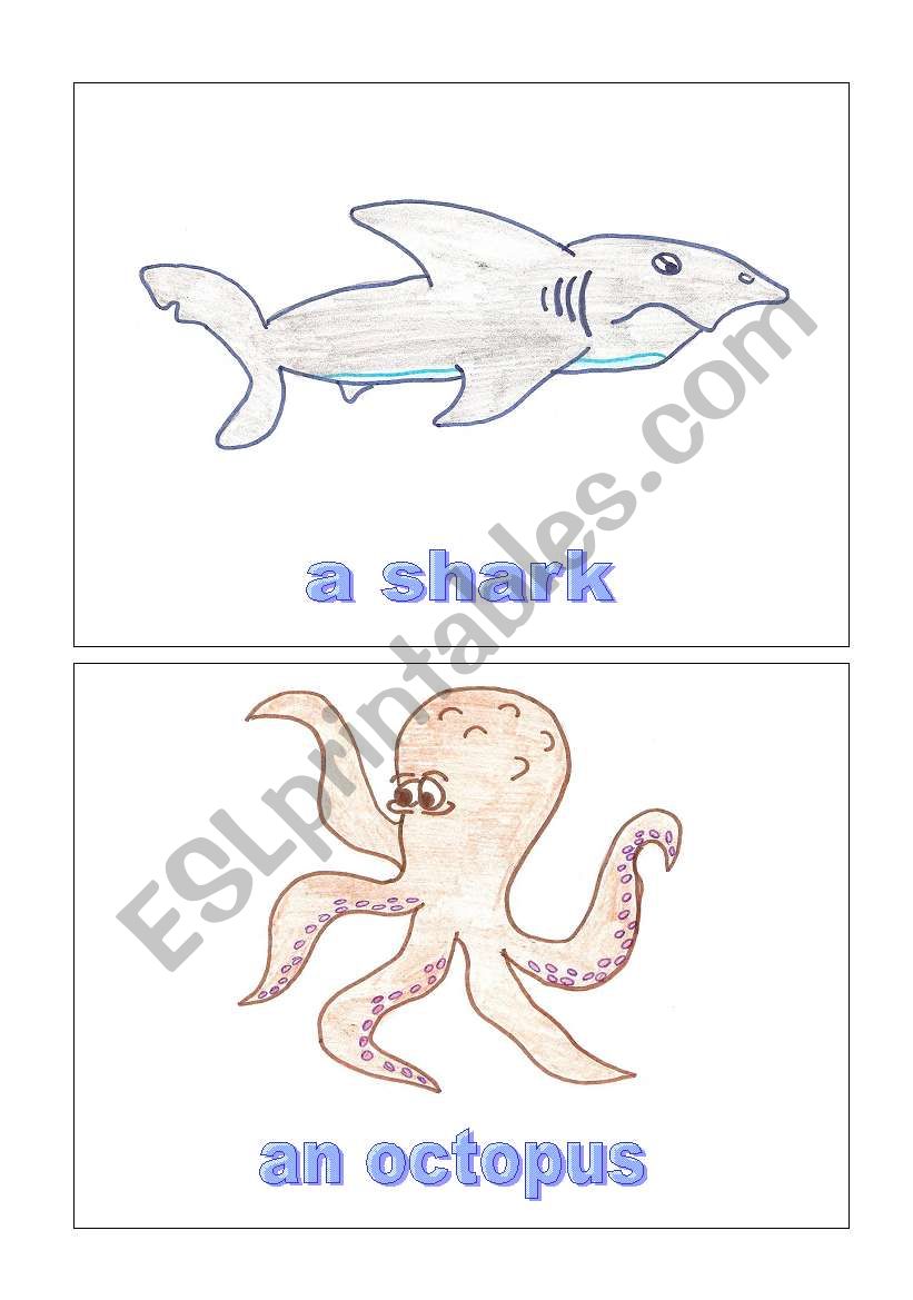 Sea animals 2 worksheet