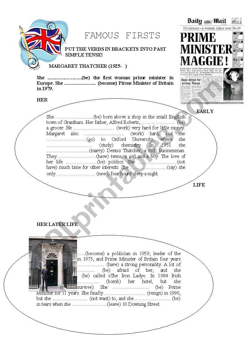 PAST SIMPLE - GAP FILL AND READING