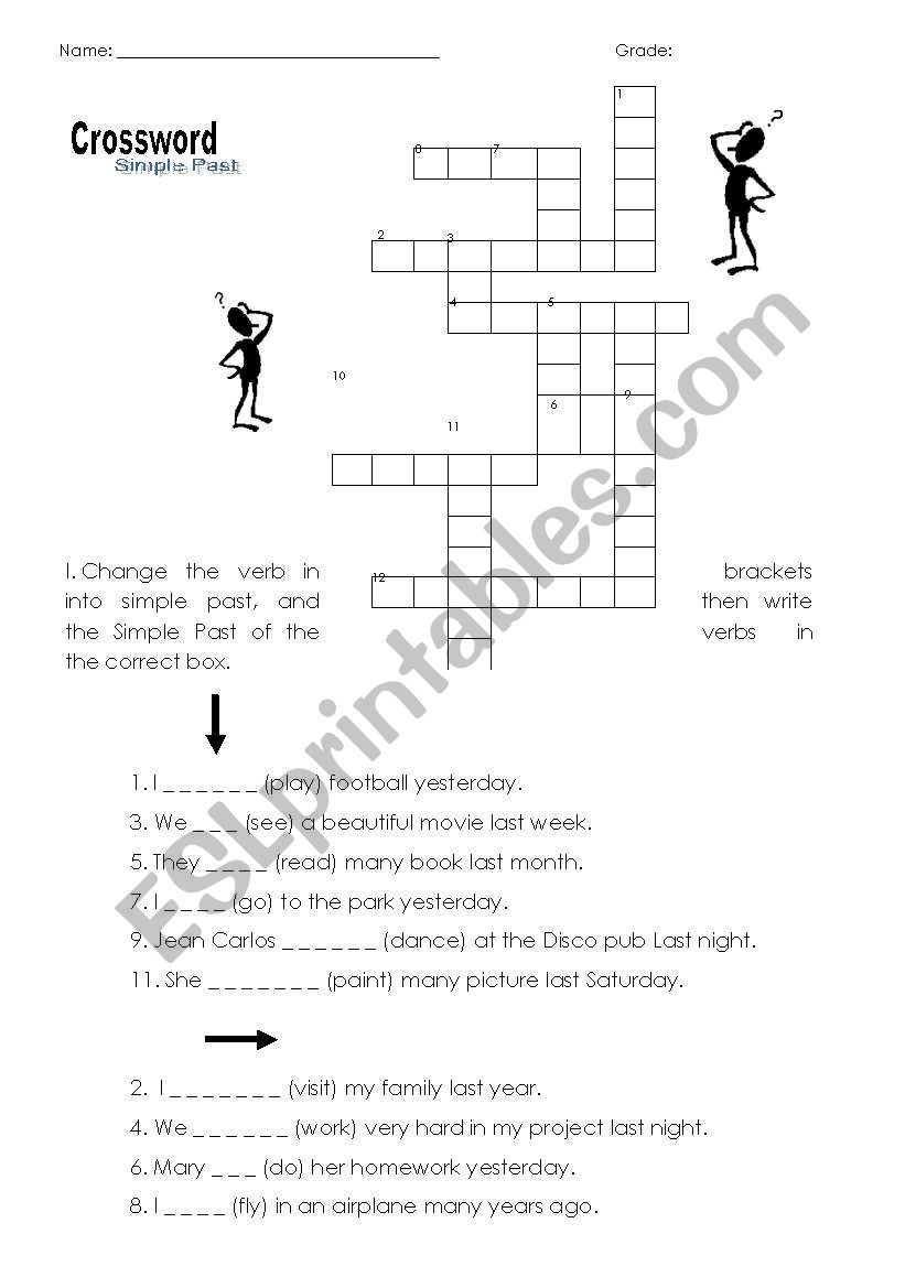 PAST SIMPLE worksheet