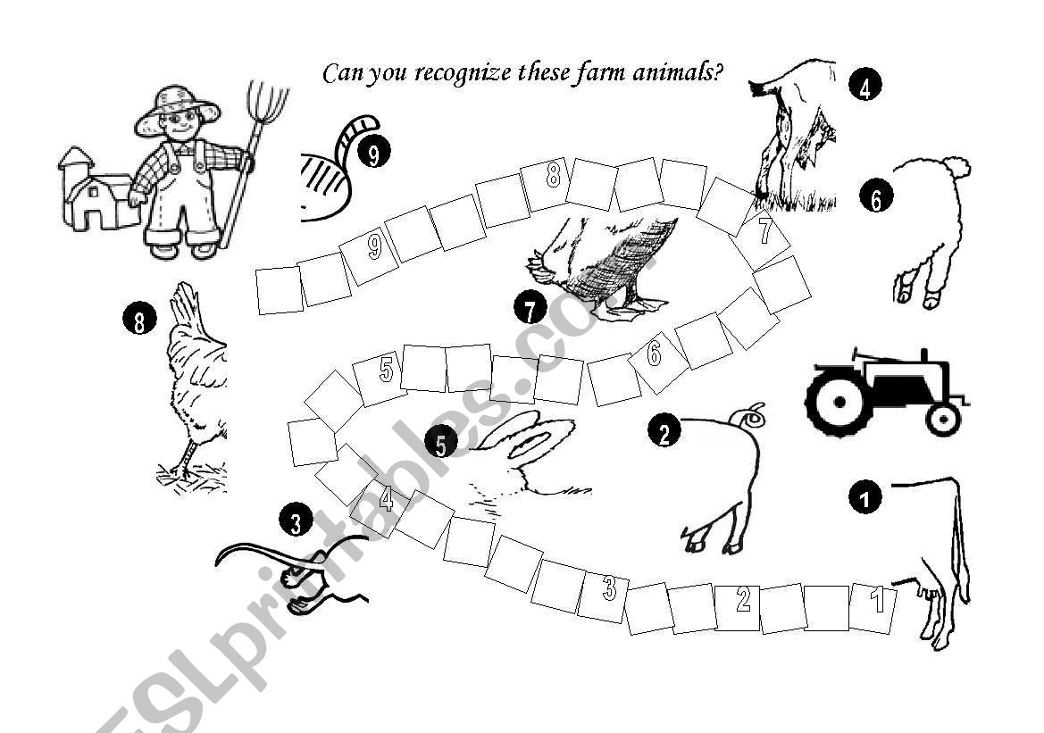 Farm Animals worksheet