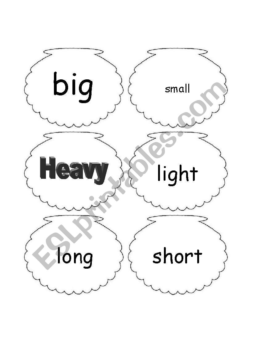 Adjectives-Opposites worksheet