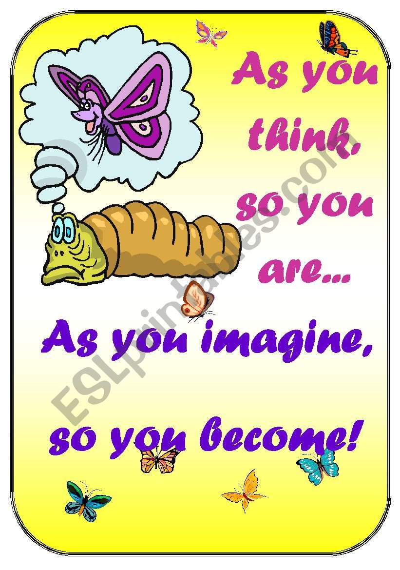 Motivational poster + conditional poem