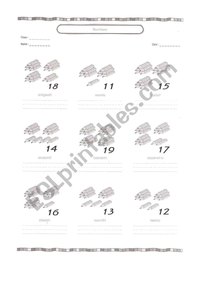 english-worksheets-numbers-11-19