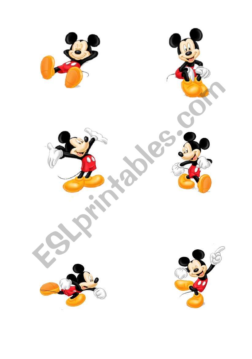 Mickey Mouse worksheet