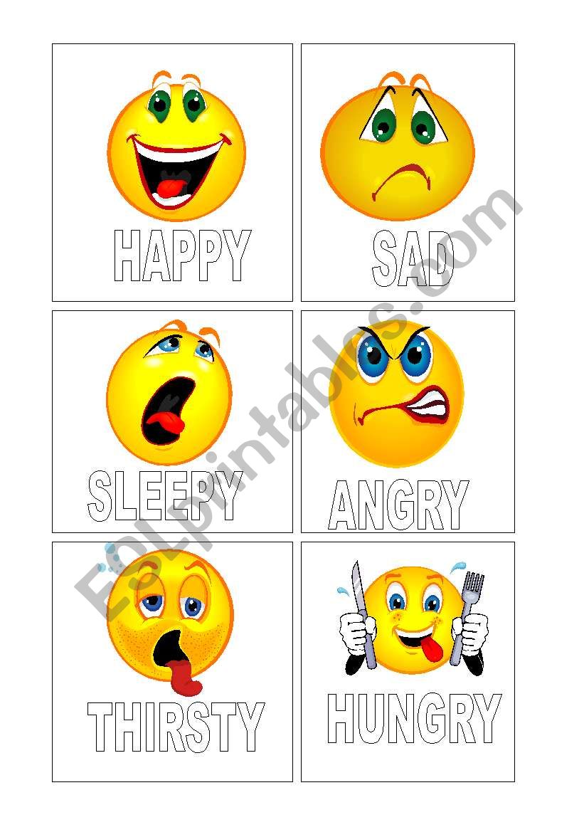 Emotions worksheet