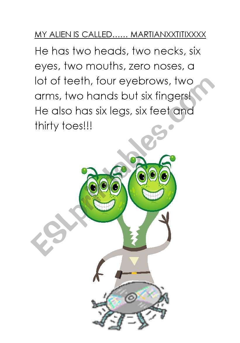 my-alien-is-called-esl-worksheet-by-rakelica