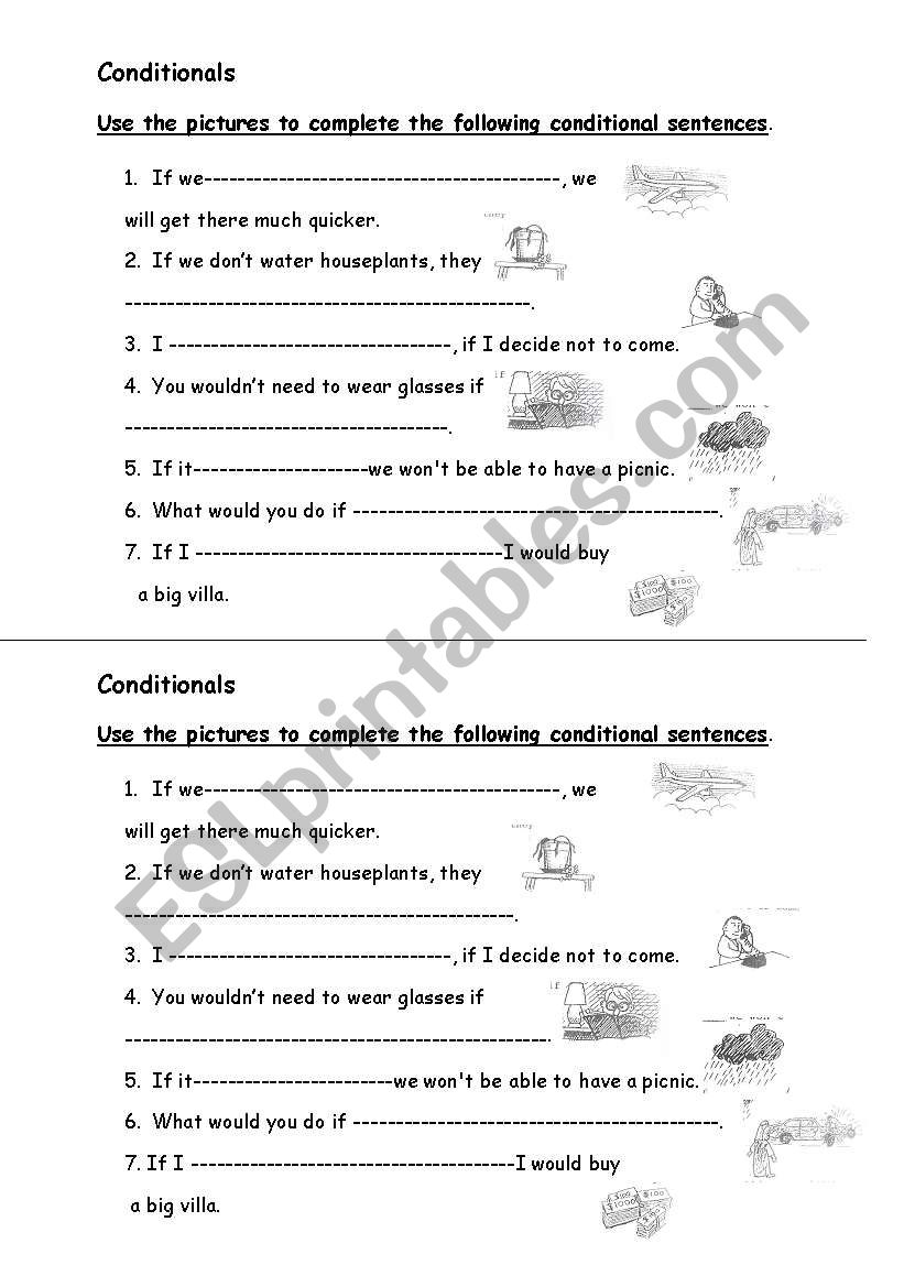 Conditionals worksheet