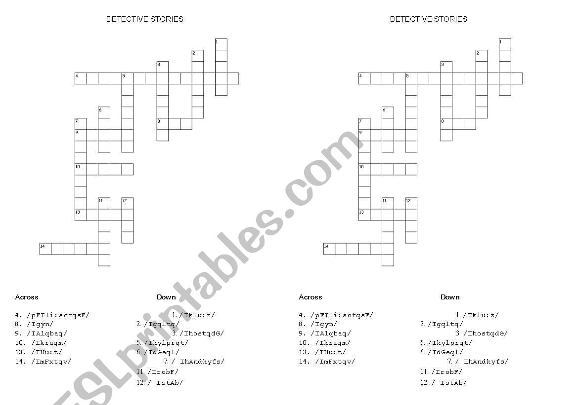 phonetic crosswords_ detective stories