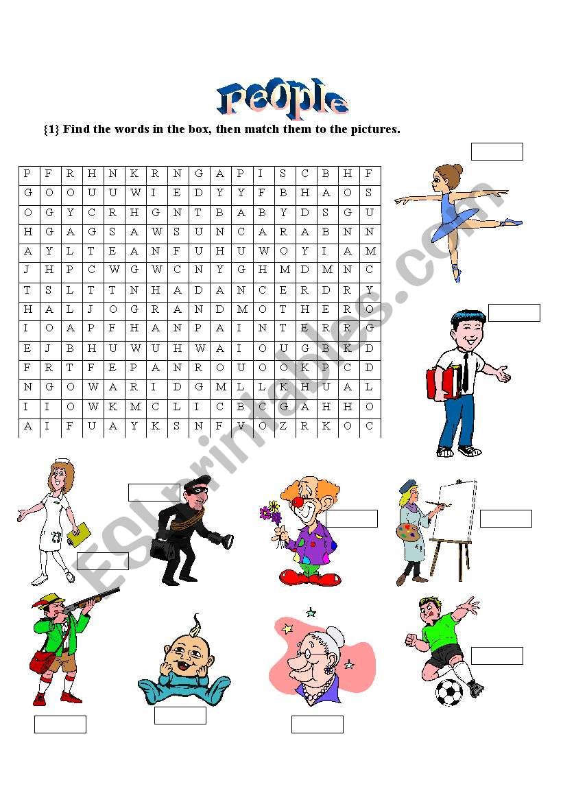 People worksheet