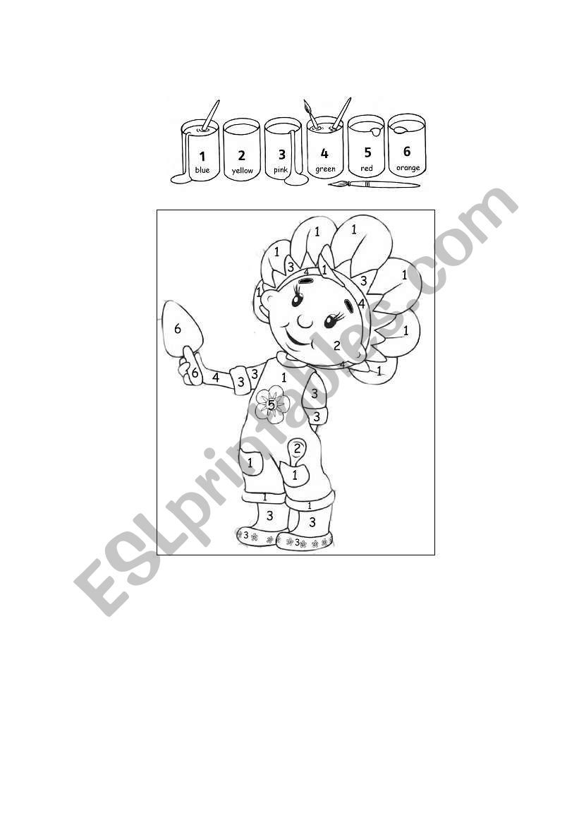 fifi.colouring worksheet