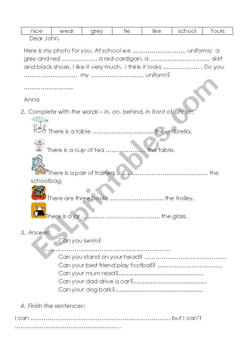 Revision Part 2 worksheet