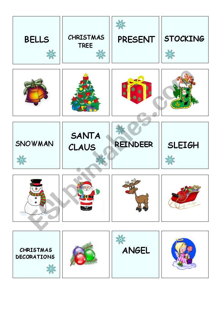 Christmas worksheet