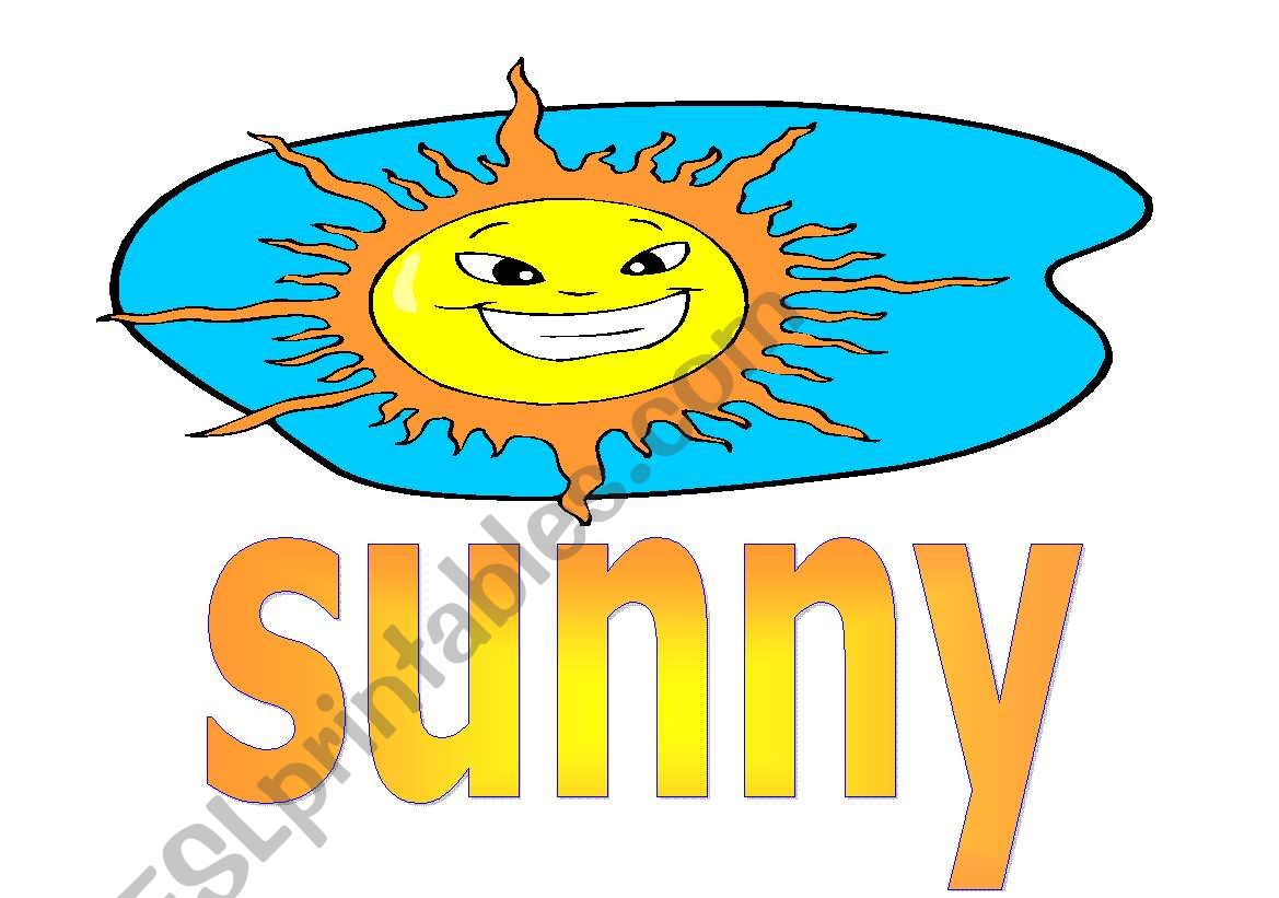 sunny worksheet