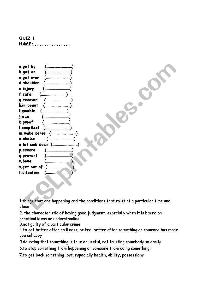 common verbs, adjectives,nouns for intermediate students
