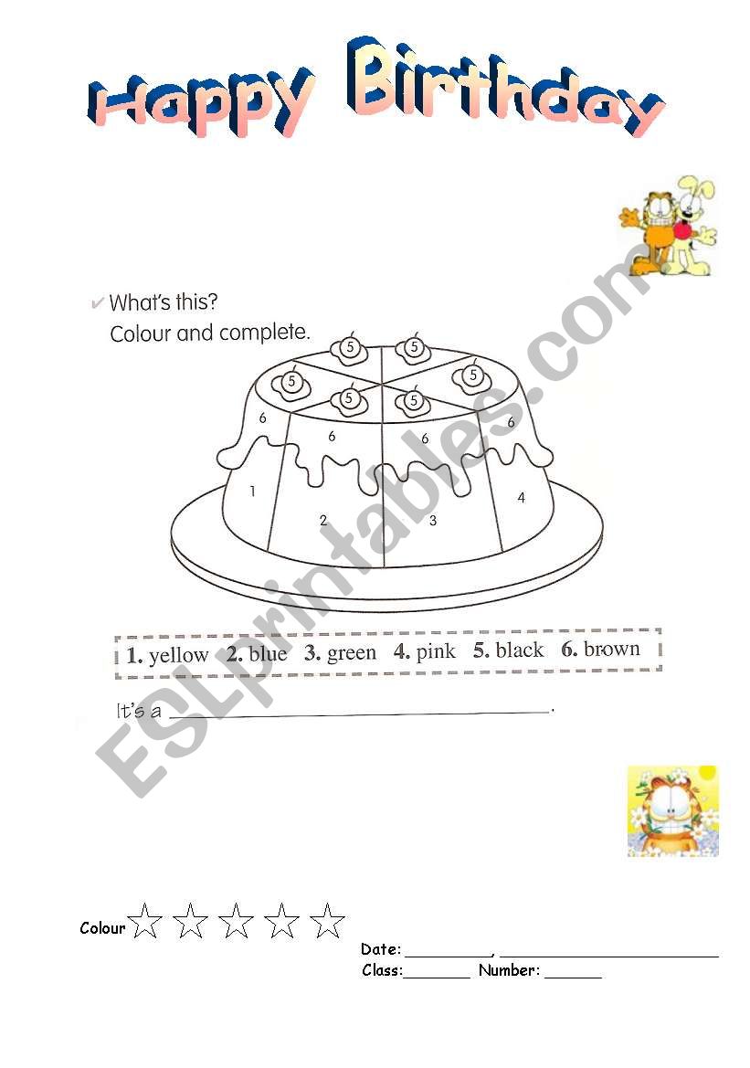 Happy Birthday! worksheet