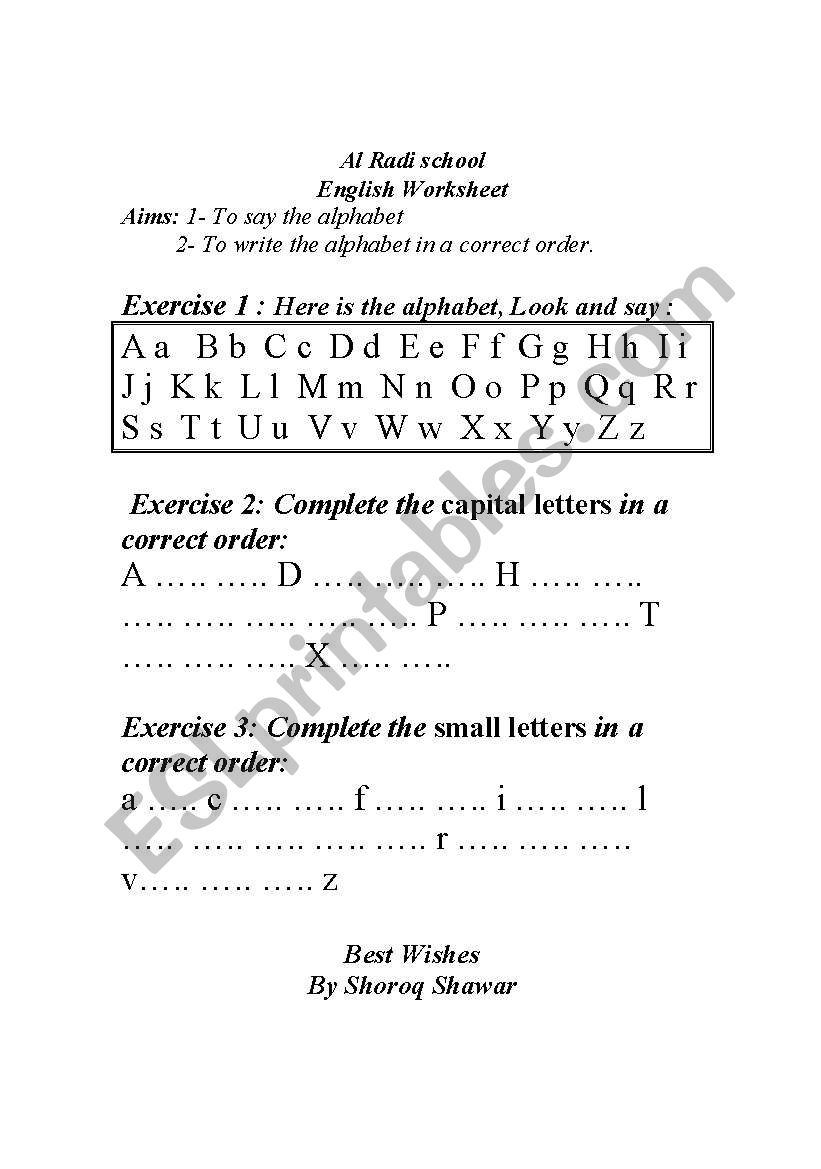 writing the missing letters worksheet