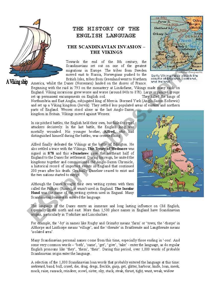 History of the English language - The Vikings