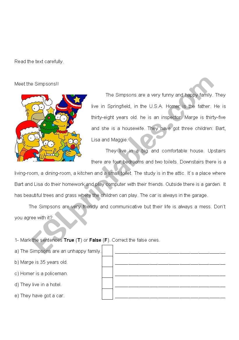  Test worksheet