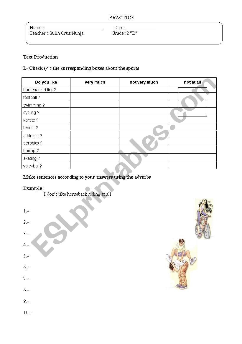 practice of adverbs of degree worksheet