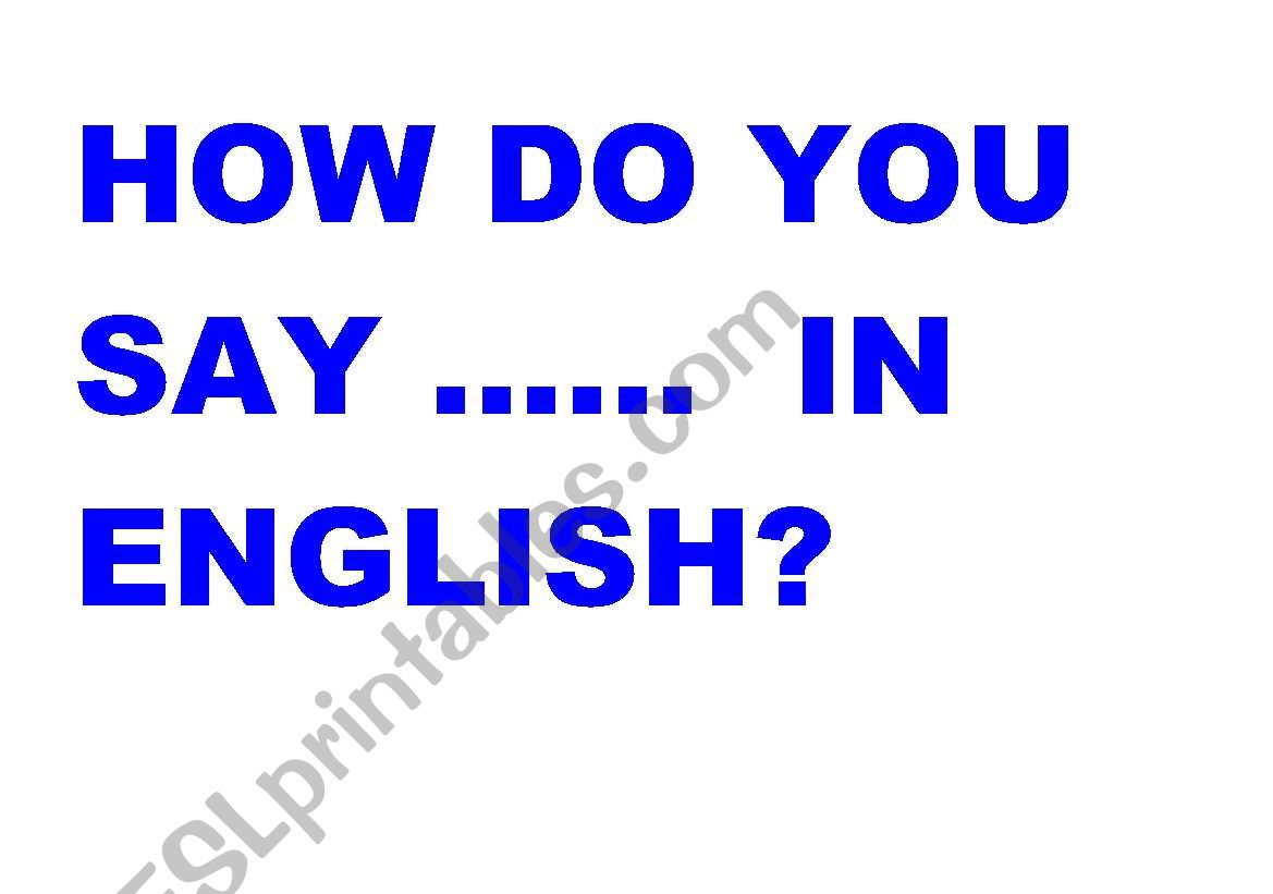 COMMON BEGINNERS CLASSROOM QUESTIONS